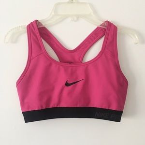 Hot Pink Nike Pro Sports Bra